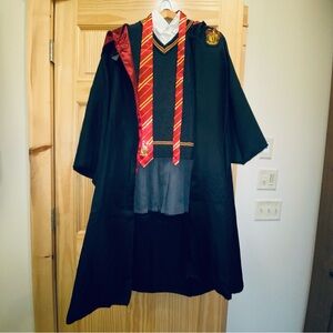 Harry Potter Girls Hermoine Costume With Robe, Wand